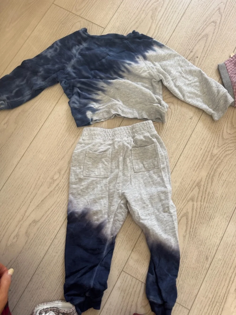 Kids Navy SPLENDID Outfit Sweats & Long Sleeve Pullover 12-18 Month Drawstring